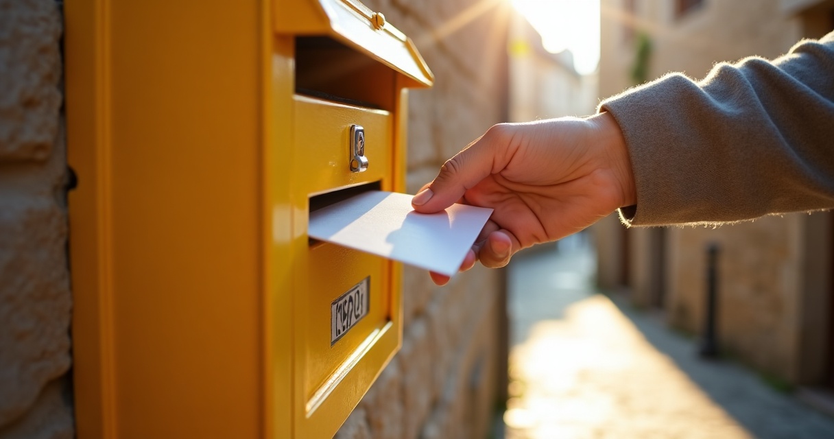 Le voyage secret de ta carte postale, de la boîte jaune au facteur